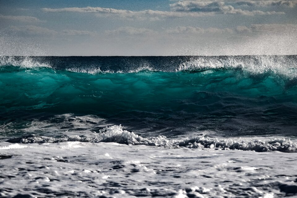 Ocean sea spray photo