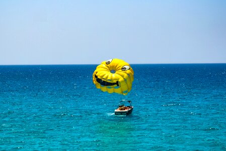 Balloon sea sky