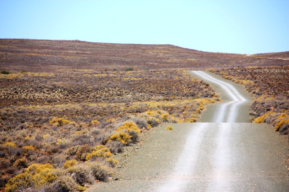Karoo gravel road desert