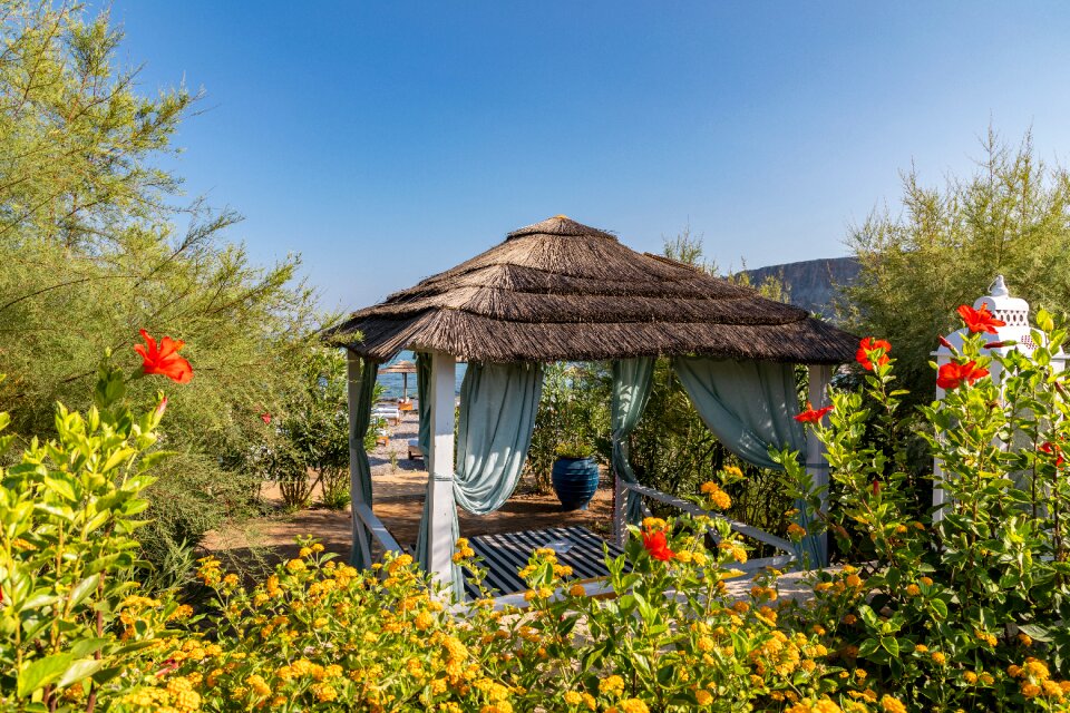Tourism relaxation hut