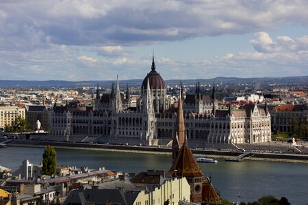 Danube river building