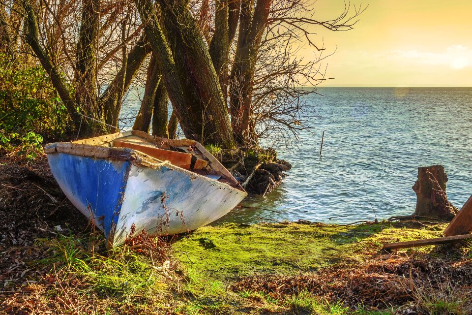 Ship nature landscape