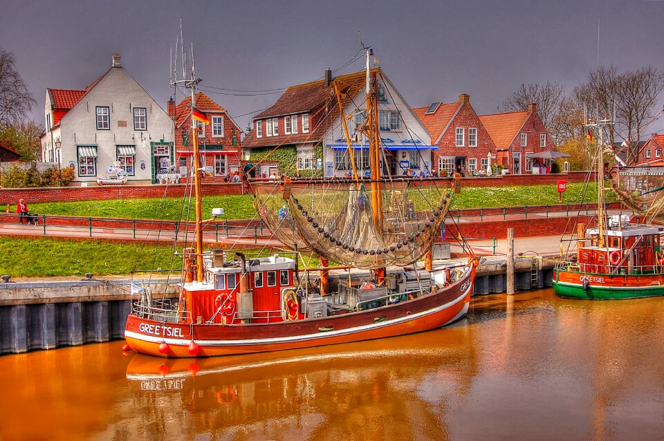 Port ship fishing vessel