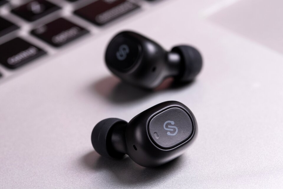 Headphones soundpeats bluetooth photo