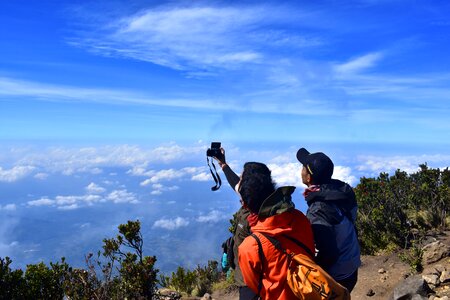 Selfie summit adventure