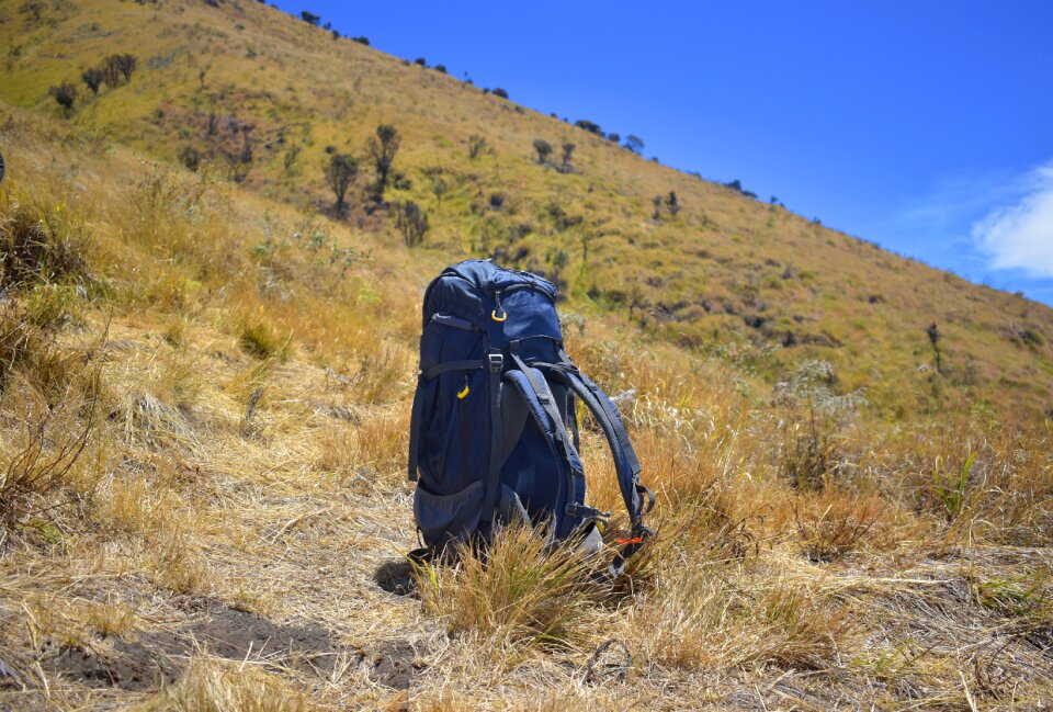 Outdoor summer hike