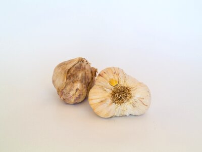 Still life nutrition garlic
