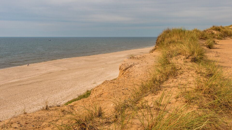 Island north sea blue photo