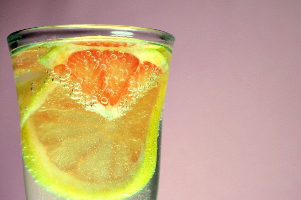 Healthy fruit glass
