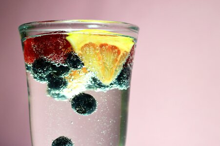 Healthy fruit glass