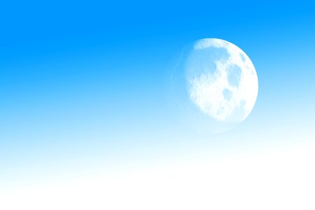 Day daylight crescent