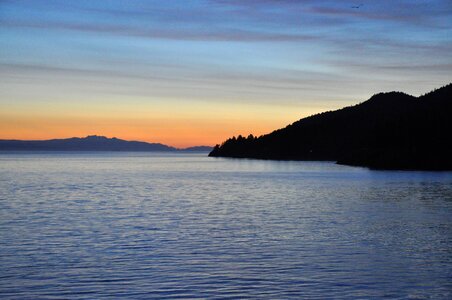 Sunset sea nature