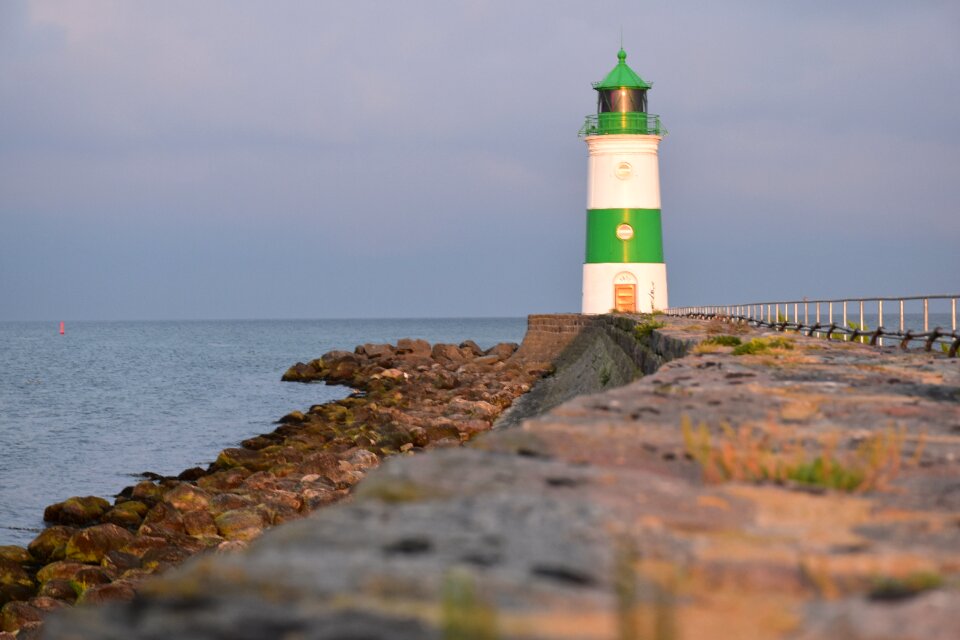 Abendstimmung baltic sea building