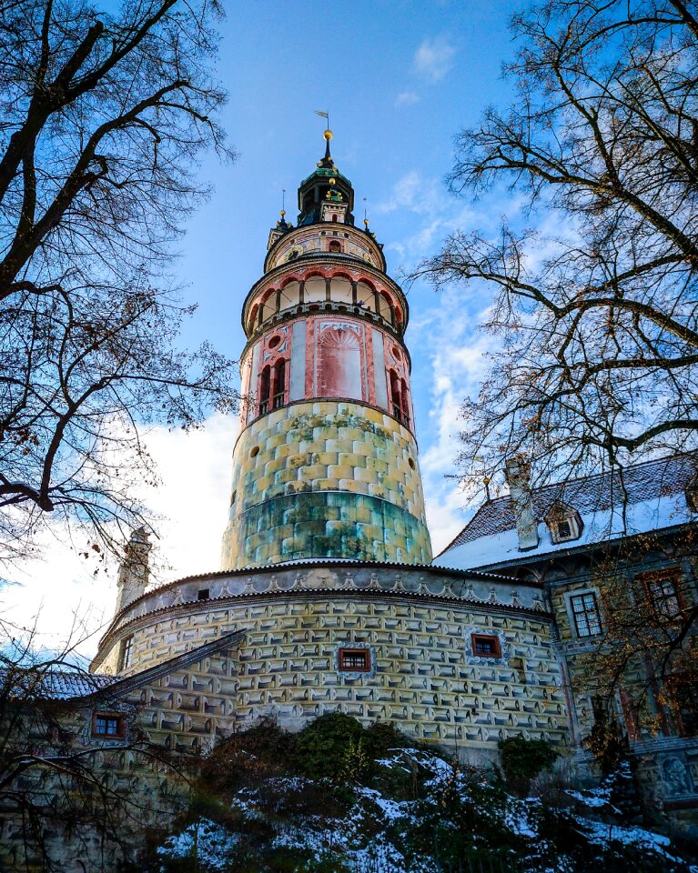 Historic center krumlov castle