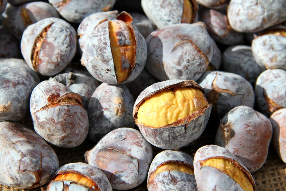 Chestnuts roasted chestnuts Free photos