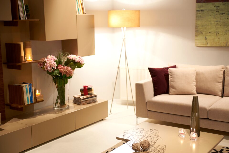 Lamp light room