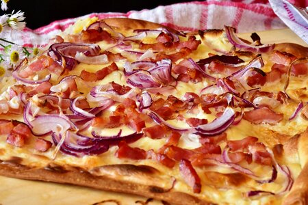 Bacon onion sour cream photo