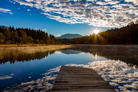 Sunrise landscape nature