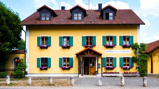 Bavaria yellow shutters photo