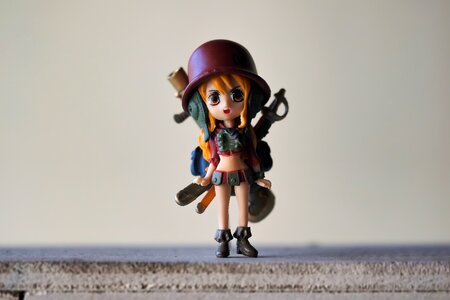 Cute toy figurine photo