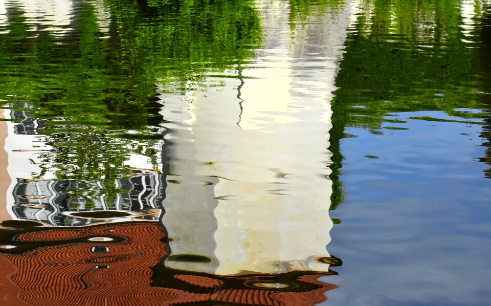 Lake reflection waters