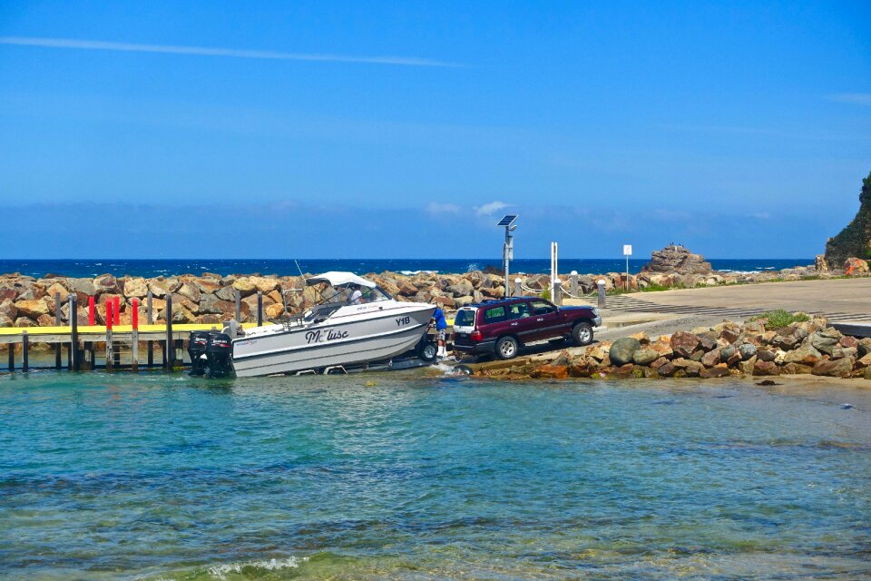 Harbour fishing water