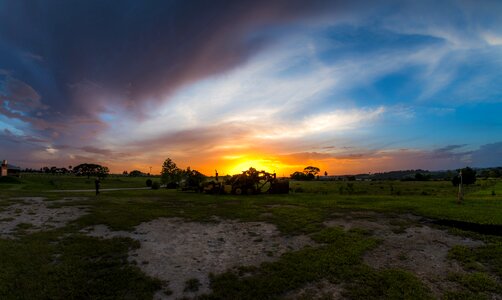 Sky landscape panoramic
