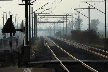 Transport grey track photo