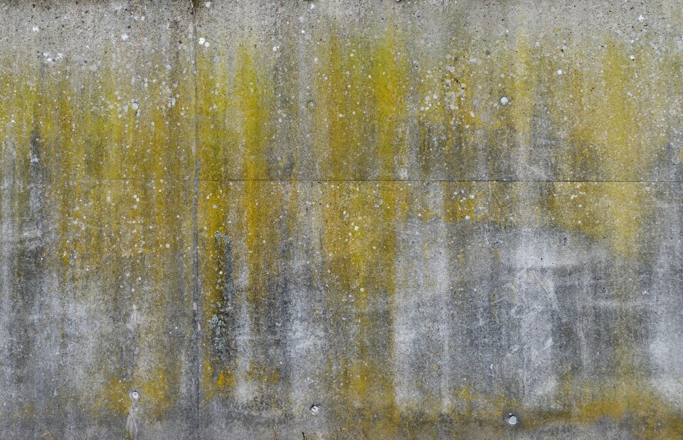 Weathered concrete elements finished parts
