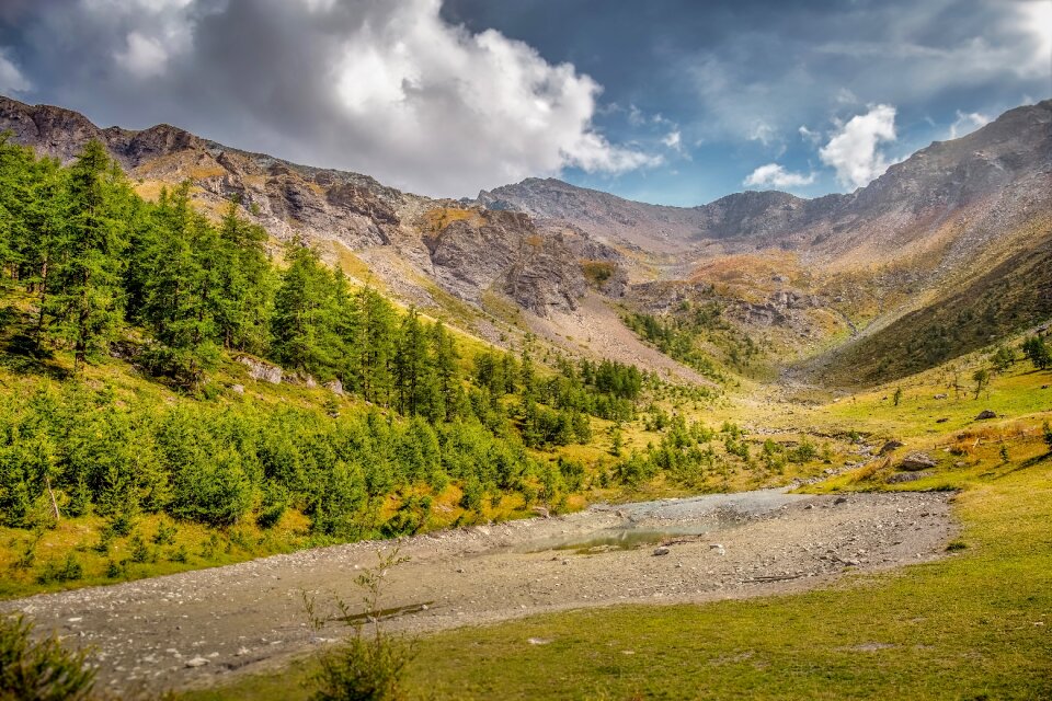 Landscape panorama sky