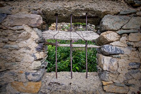 Stone ruin abandoned