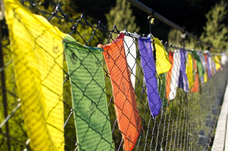 Colorful railing color