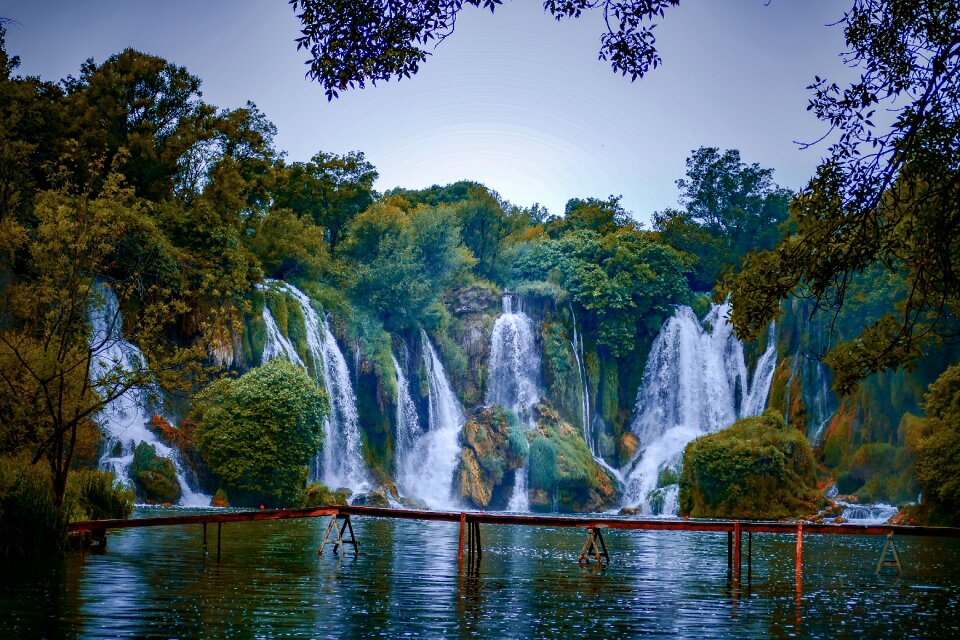 Landscape river outdoors