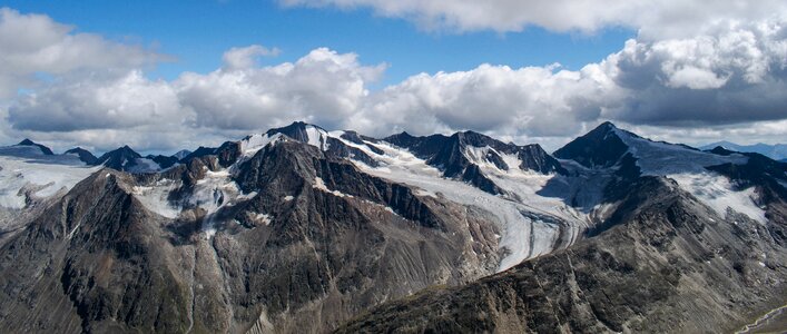 Cold clouds view photo