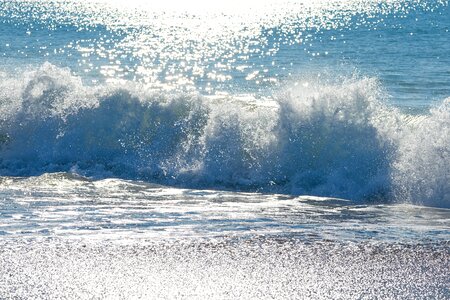 Ocean waters jump