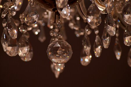 Shining interior crystal chandelier