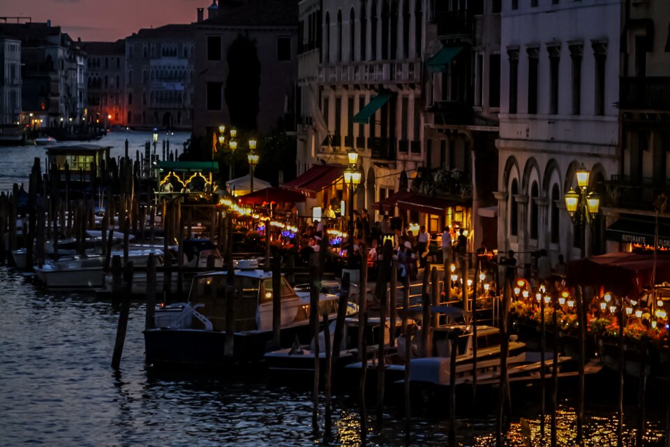 Gondola very romantic canal