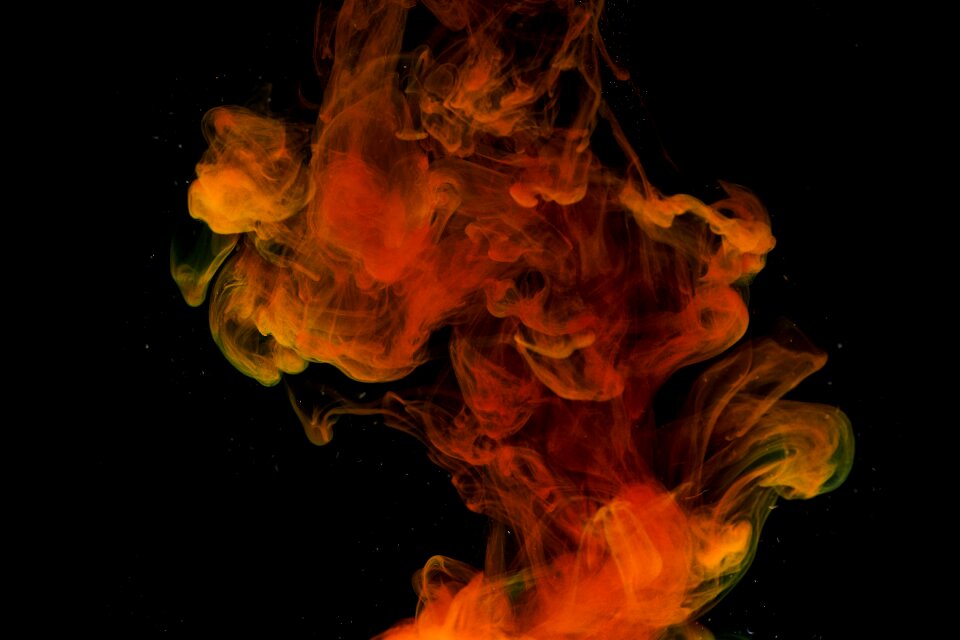 Orange liquid color