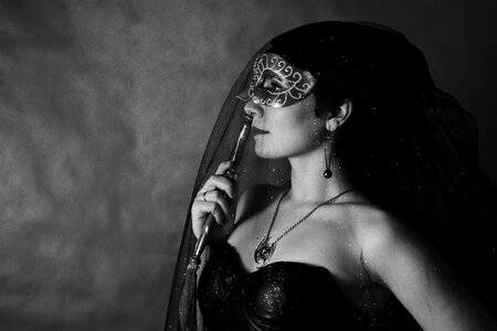 Girl gothic mystic