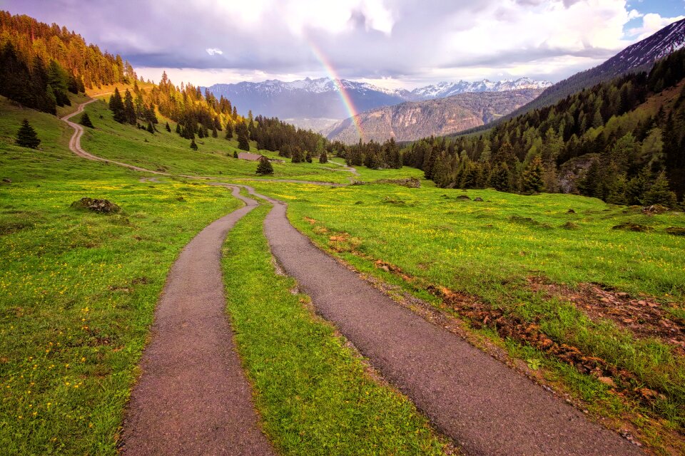 Nature away mountains