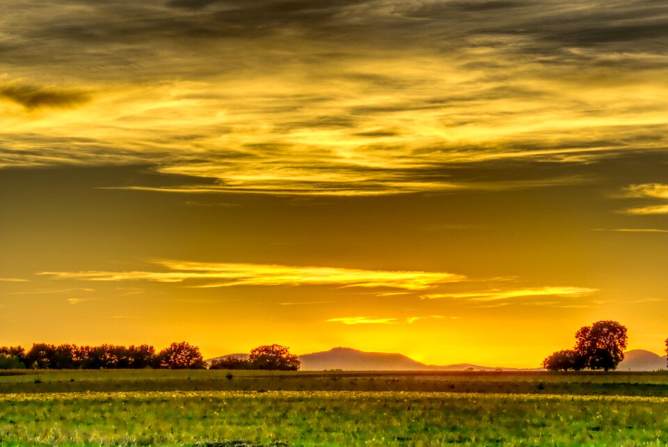Light sky abendstimmung
