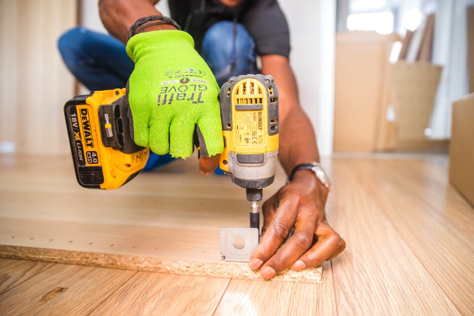 Power drill assembly tradesman