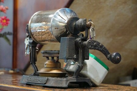 Old cafe coffee beans