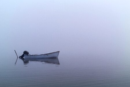 Misty calm morning photo