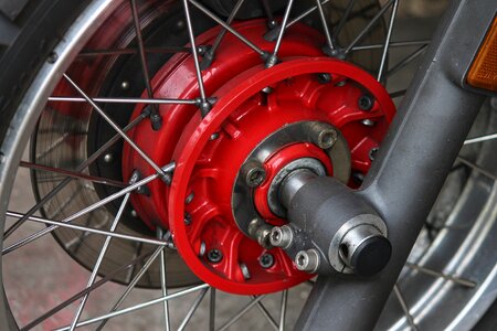 Fork spokes brake