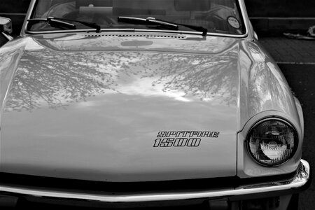 Hood windshield headlight