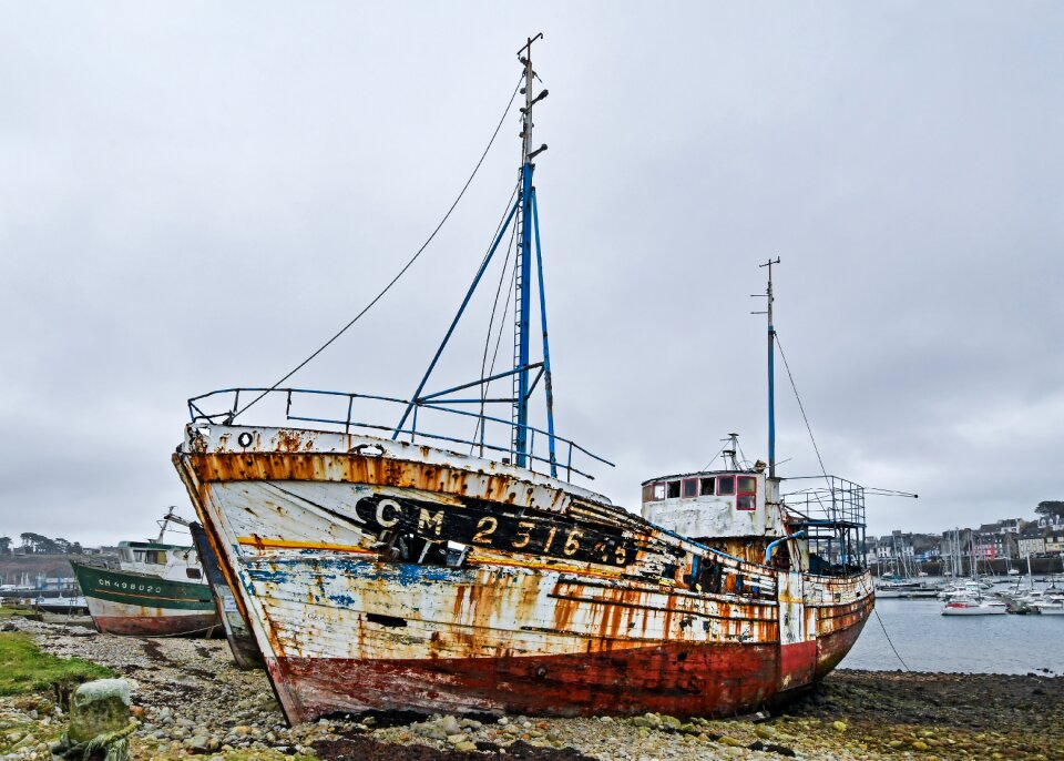 Old abandoned carcass