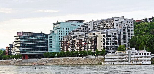 Bank of the danube terrace building architecture