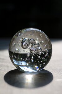 Sphere glass ball decoration photo