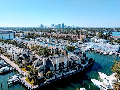 Florida coastal sailboat